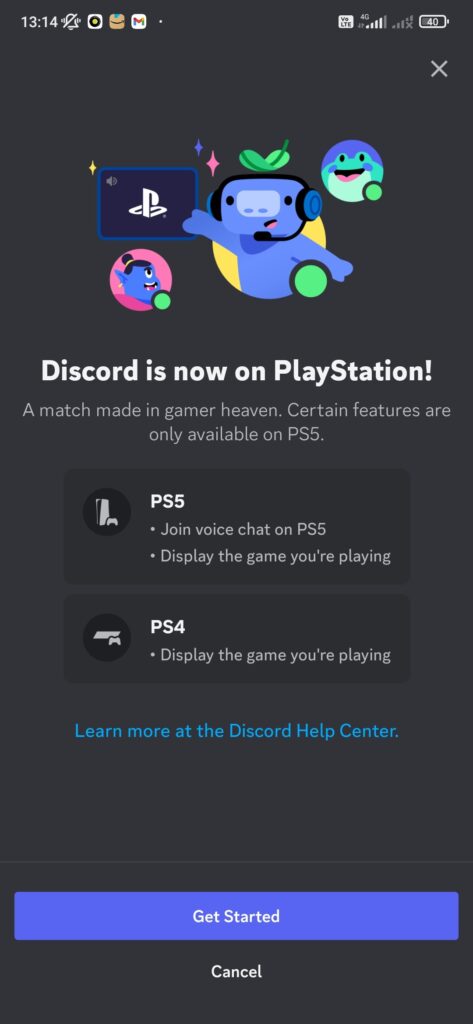 Connect Discord with PlayStation